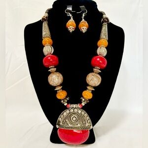 Handmade Beaded Necklace Set
